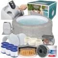 Zestaw PRESTIGE dmuchane jacuzzi spa Zurich 180x66 cm 4 os. - Bestway 60065