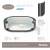 FULL ZESTAW DMUCHANE JACUZZI SPA MAURITIUS 270x180x71 cm - BESTWAY 60067