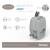 FULL ZESTAW DMUCHANE JACUZZI SPA MAURITIUS 270x180x71 cm - BESTWAY 60067