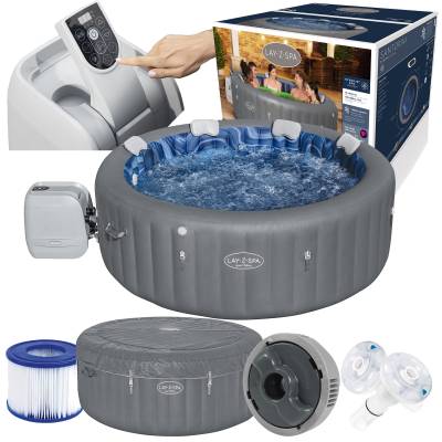 DMUCHANE JACUZZI SPA SANTORINI 216x80 cm 7 os. - BESTWAY 60075