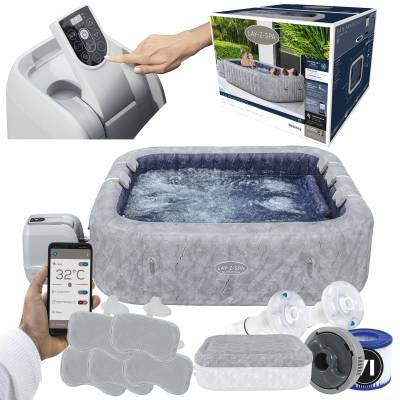 Dmuchane jacuzzi spa San Francisco 230x230x71 cm 7 os. WiFi - Bestway 6001Q