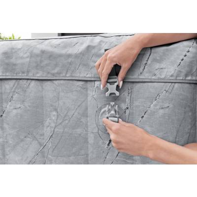 Dmuchane jacuzzi spa San Francisco 230x230x71 cm 7 os. WiFi - Bestway 6001Q
