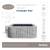 Dmuchane jacuzzi spa San Francisco 230x230x71 cm 7 os. WiFi - Bestway 6001Q