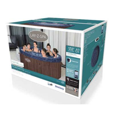 Panelowe jacuzzi spa Toronto 190x70 cm 7 os. WiFi - Bestway 60163