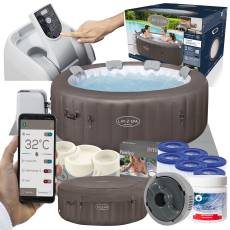 Zestaw PRESTIGE dmuchane jacuzzi spa Dominica 196x71 cm 6 os. WiFi - Bestway 6001S