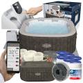 Zestaw PRESTIGE dmuchane jacuzzi spa Cabo 180x180x71 cm 6 os. WiFi - Bestway 6001R