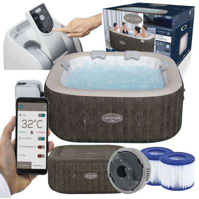 Dmuchane jacuzzi spa Cabo 180x180x71 cm 6 os. WiFi - Bestway 6001R