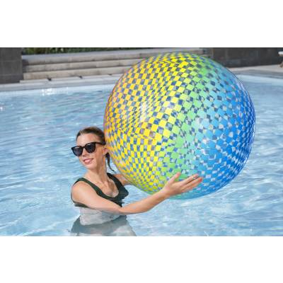 Dmuchana piłka plażowa ColorSphere kwadraciki 107cm - Bestway 31152