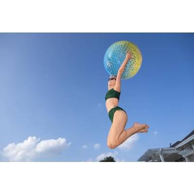 Dmuchana piłka plażowa ColorSphere kwadraciki 107cm - Bestway 31152