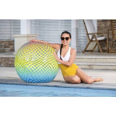 Dmuchana piłka plażowa ColorSphere kwadraciki 107cm - Bestway 31152