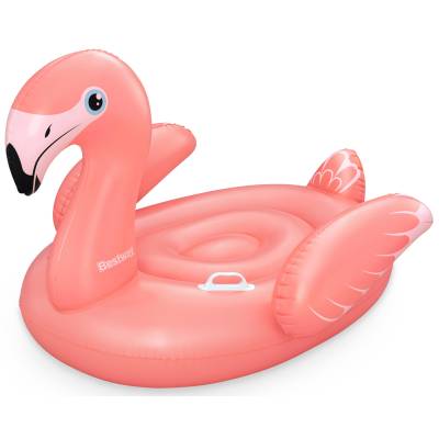 Dmuchany różowy flaming 138x107 cm - Bestway 41525