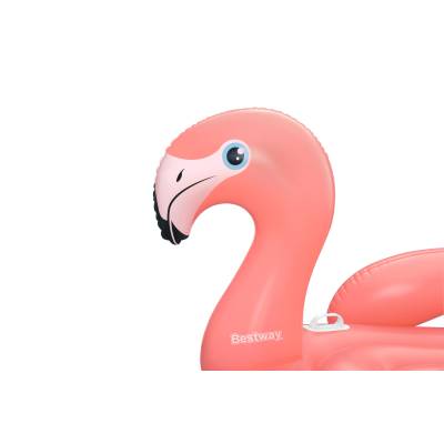 Dmuchany różowy flaming 138x107 cm - Bestway 41525