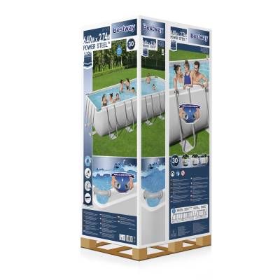 12w1 BASEN OGRODOWY POWER STEEL 640x274x132 cm - BESTWAY 5612B