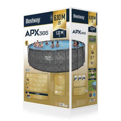 8w1 Basen ogrodowy całoroczny APX365 610x132 cm - Bestway 561KE