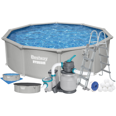 12w1 basen całoroczny HYDRIUM 457x122 cm - Bestway 56384