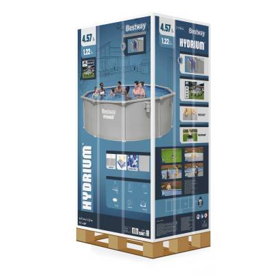 12w1 basen całoroczny HYDRIUM 457x122 cm - Bestway 56384