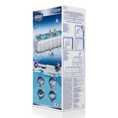 11w1 BASEN OGRODOWY POWER STEEL 488x274x122 cm - BESTWAY 56390