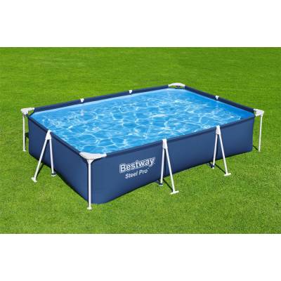 OGRODOWY BASEN STELAŻOWY 300x201x66 cm - BESTWAY 56404