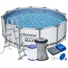 12w1 BASEN STELAŻOWY PRO MAX 366x122 cm -  BESTWAY 56420
