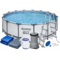 12w1 BASEN STELAŻOWY PRO MAX 457x122 cm - BESTWAY 56438