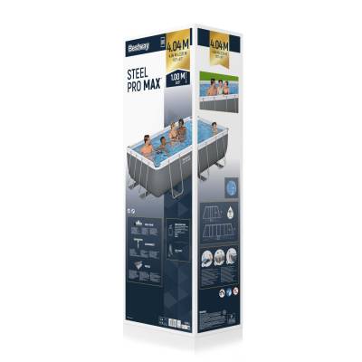 8w1 Basen ogrodowy Steel Pro MAX 404x201x100 cm - Bestway 56442