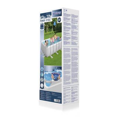 14w1 BASEN OGRODOWY POWER STEEL 412x201x122 cm - BESTWAY 56456