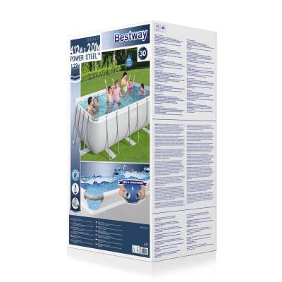 12w1 BASEN OGRODOWY POWER STEEL 412x201x122 cm - BESTWAY 56457