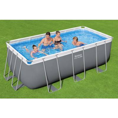 8w1 Basen ogrodowy POWER STEEL 412x201x122 cm - Bestway 56457