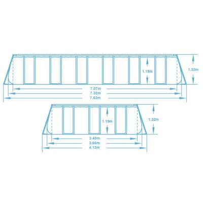 14w1 BASEN OGRODOWY POWER STEEL 732x366x132 cm - BESTWAY 56475