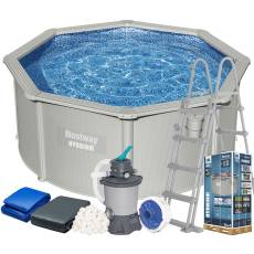12w1 basen całoroczny HYDRIUM 305x122 cm - Bestway 56566
