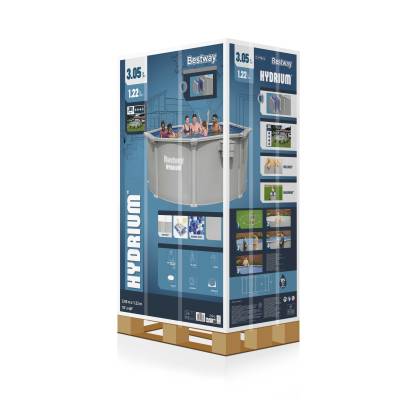 12w1 basen całoroczny HYDRIUM 305x122 cm - Bestway 56566