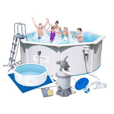 8w1 BASEN CAŁOROCZNY PANELOWY 360x120 HYDRIUM - BESTWAY 56574