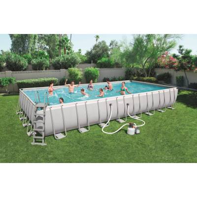 10w1 Basen ogrodowy POWER STEEL 956x488x132 cm - Bestway 56623