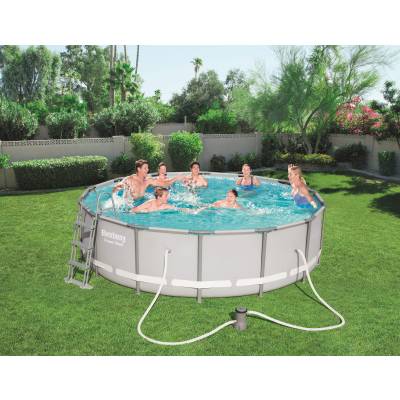 11w1 BASEN OGRODOWY POWER STEEL 427x107 cm - BESTWAY 56641