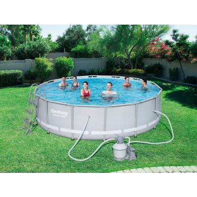 11w1 BASEN OGRODOWY POWER STEEL 427x107 cm - BESTWAY 56644