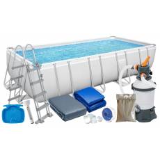 14w1 BASEN OGRODOWY POWER STEEL 488x244x122 cm - BESTWAY 56671