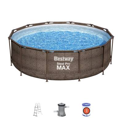 8w1 Basen stelażowy PRO MAX 366x100 cm - Bestway 56709