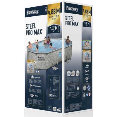 9w1 Basen ogrodowy Pro MAX 488x305x107 cm - Bestway 56946