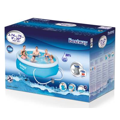 7w1 OGRODOWY BASEN ROZPOROWY 274x76 cm - BESTWAY 57272
