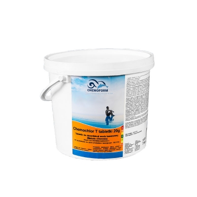 CHEMOCHLOR T TABLETKI - 20 g / 3 kg - CHLOR DO BASENU CHEMIA CHEMOFORM