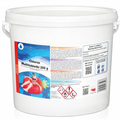 6w1 TABLETKI MULTIFUNKCYJNE 200 g / 3 kg - CHLOROX NTCE