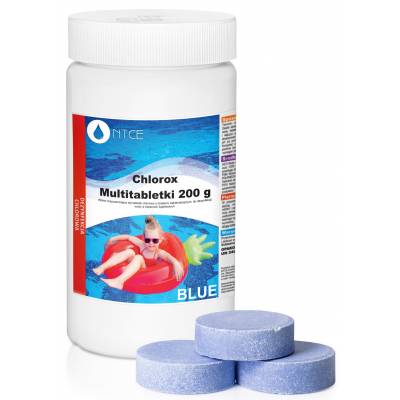 6w1 TABLETKI MULTIFUNKCYJNE NIEBIESKIE 200 g / 1 kg - CHLOROX NTCE