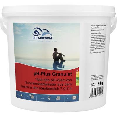 pH + PLUS DO PODNOSZENIA pH WODY CHEMOFORM 5 KG