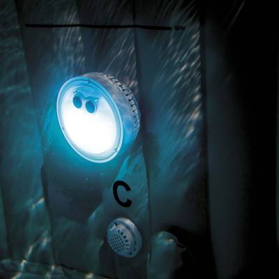 Kolorowa lampka LED na baterie do spa jacuzzi - Intex 28503