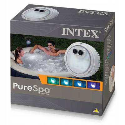 Kolorowa lampka LED na baterie do spa jacuzzi - Intex 28503
