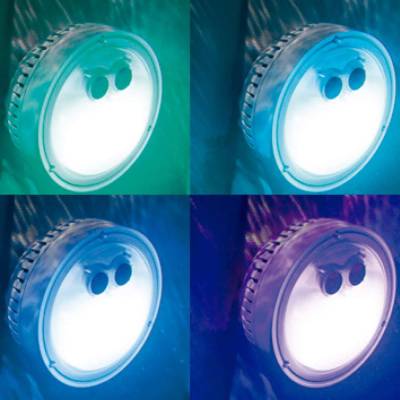Kolorowa lampka LED na baterie do spa jacuzzi - Intex 28503