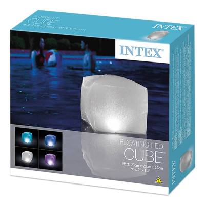 PŁYWAJĄCA KOSTKA LED LAMPA - INTEX 28694