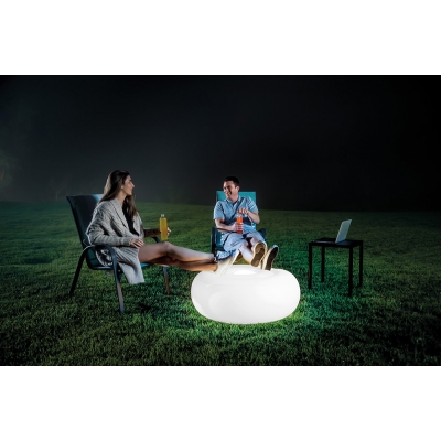 DMUCHANA LAMPA PODNÓŻEK LED KOLOROWA INTEX 68697