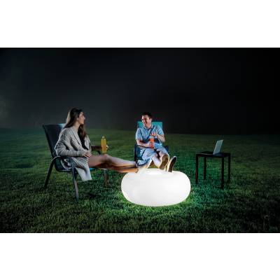 DMUCHANA LAMPA PODNÓŻEK LED KOLOROWA INTEX 68697
