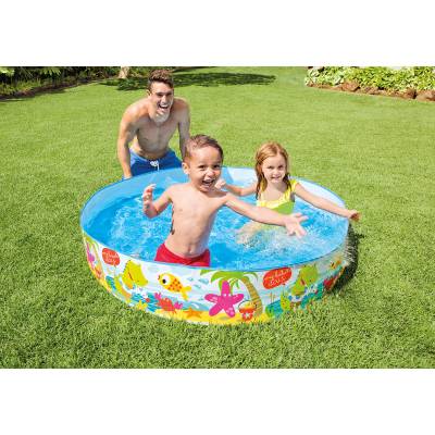 ROZPOROWY BASENIK POD PALMAMI 152x25 cm - INTEX 56451